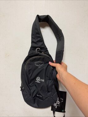 OSPREY Black Sling Pack - Compact Crossbody Belt Bag - brand new. Branded